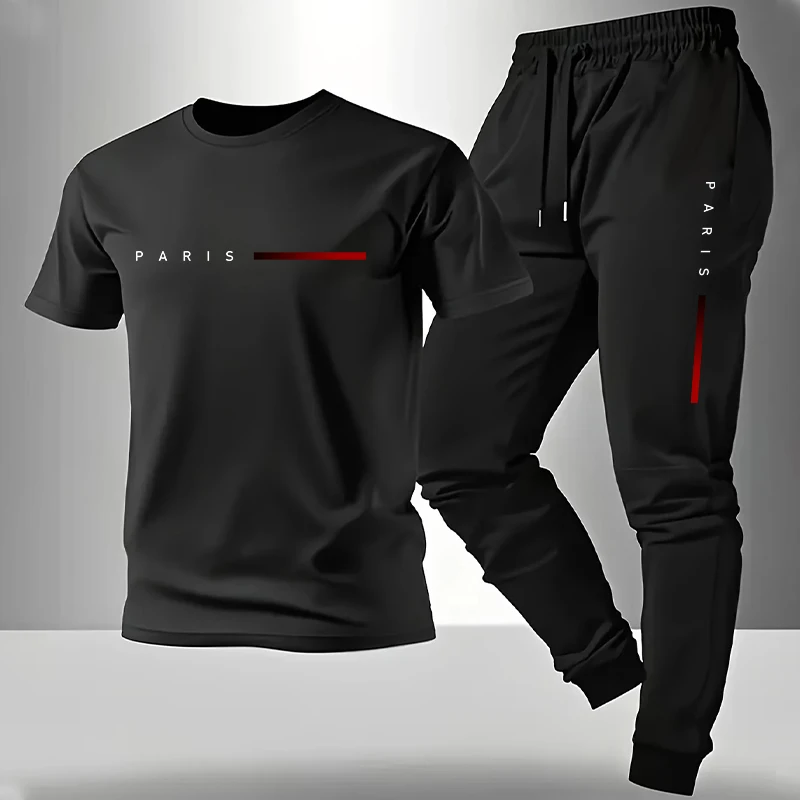 Summer Clothing Men Fashion - Setelan Olahraga Pria Terbaru 2026 Kaos