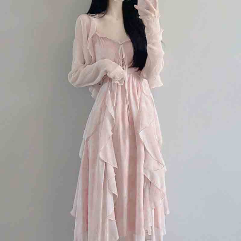Summer Clothing Girls - Setelan baju wanita jaket tipis, setelan
