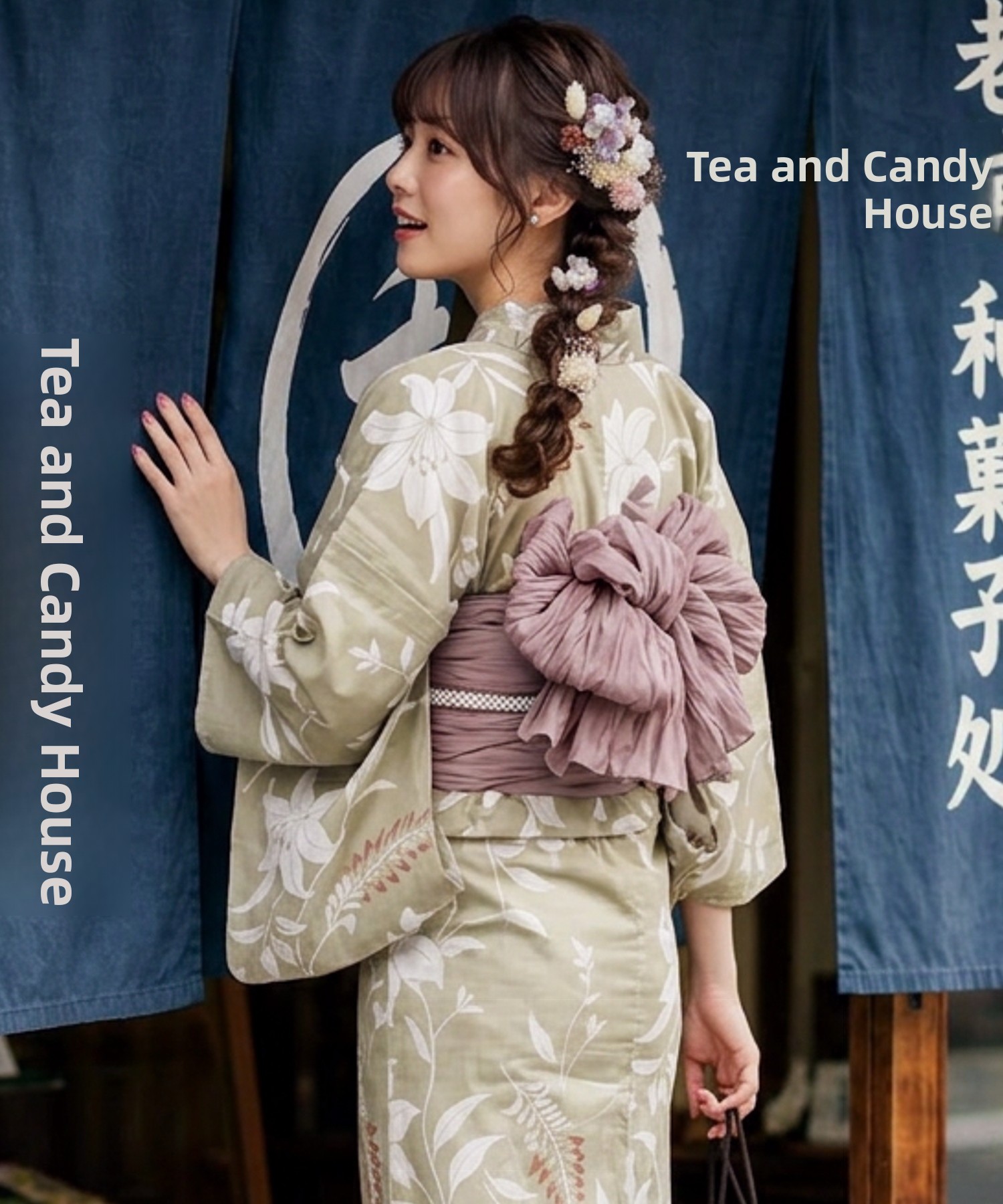 Summer Clothing Girls - Gaun Yukata Kimono Tradisional Bahan Katun