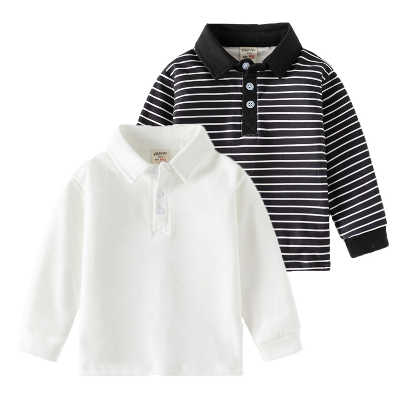Summer Clothing Toddler - 2-6 Y kaus POLO Anak laki-laki