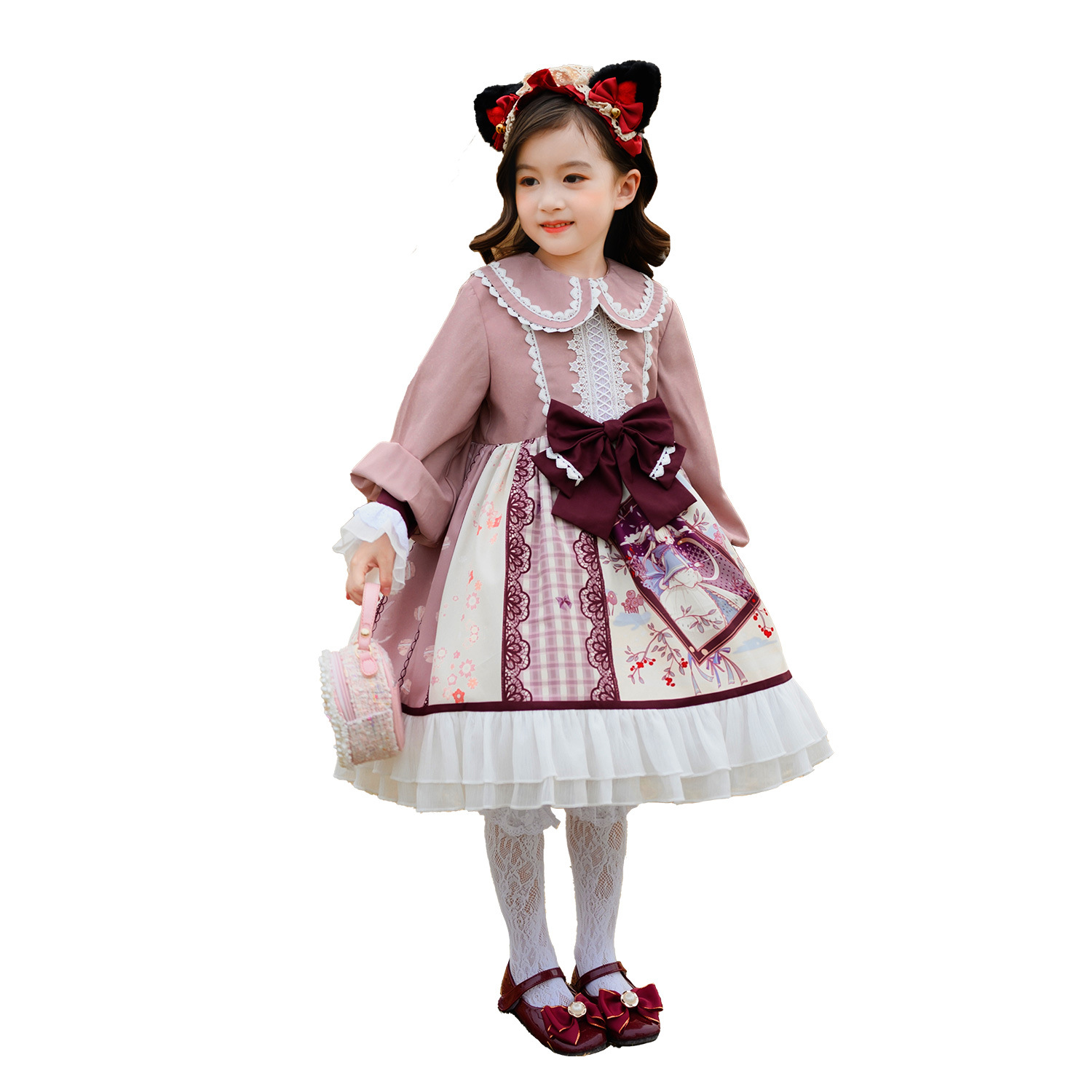 Summer Clothing Girls - Pakaian Lolita Anak-anak Gaun Putri Lengan