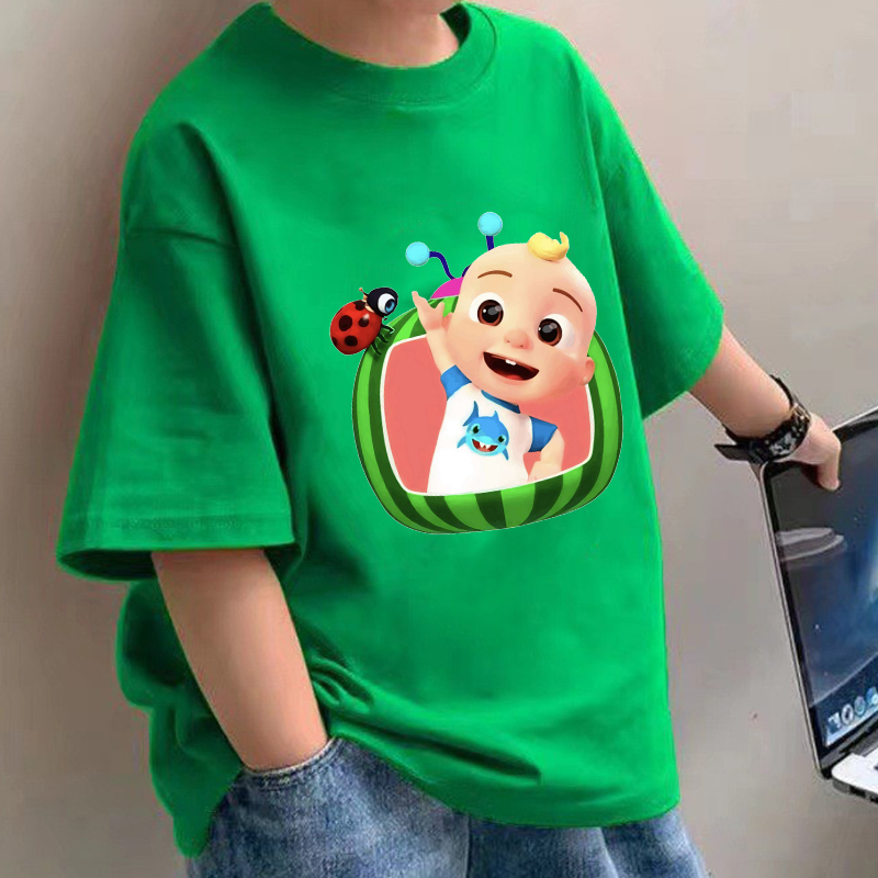 Summer Clothing Girls - Kaus Bayi Cocomelons Kaus Lengan Pendek