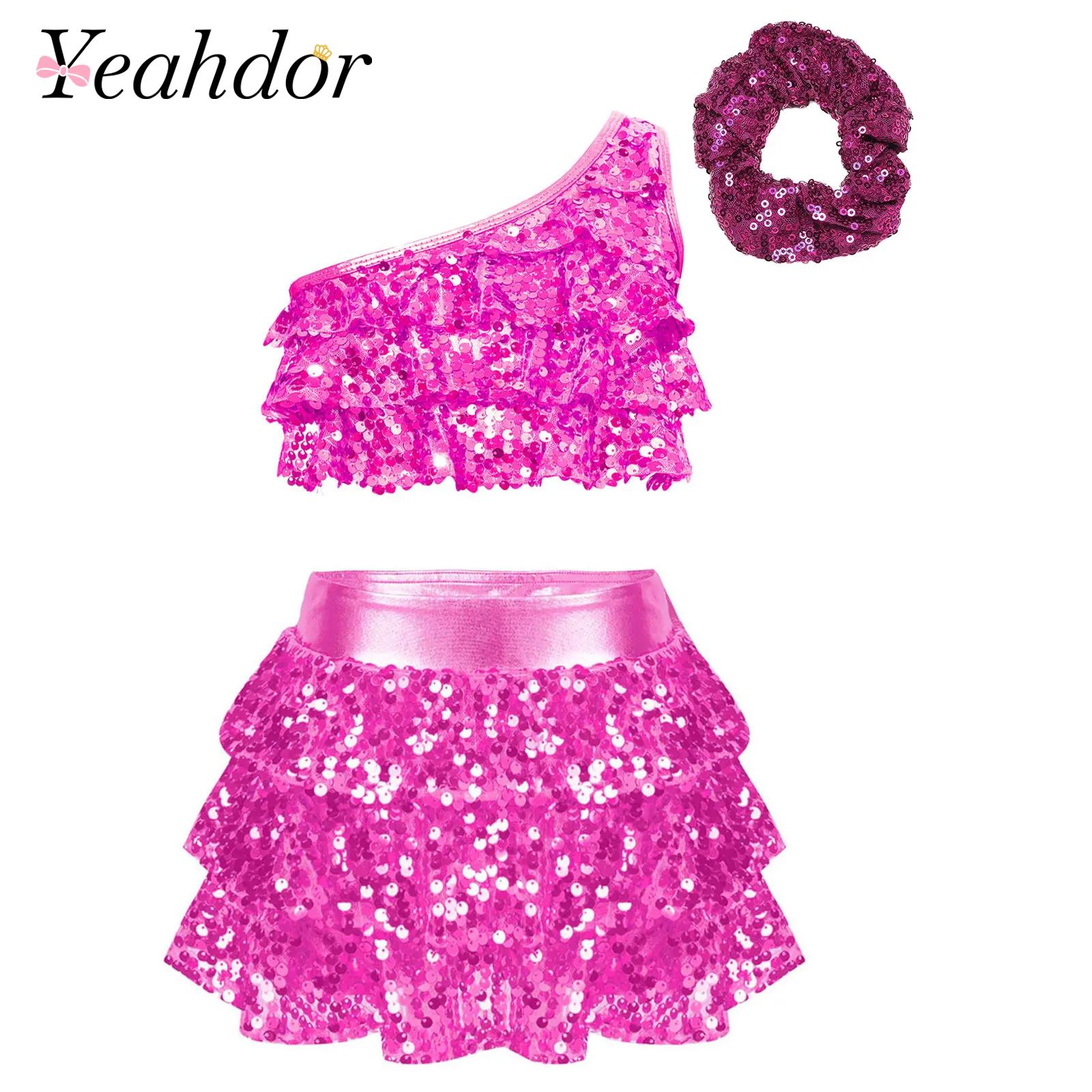 Summer Clothing Girls - Pakaian Pesta Kostum Tari Jazz Latin