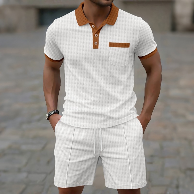 Set Fashion Kasual 2 Potong Te - Summer Clothing Men Fashion ulasan dan harga