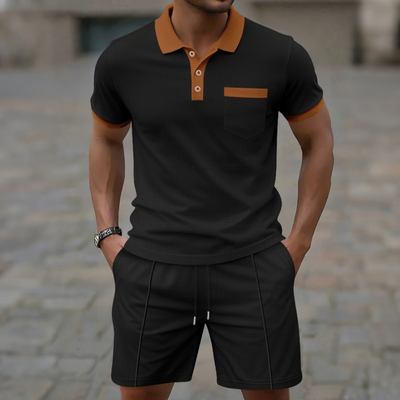 Set Fashion Kasual 2 Potong Te - Summer Clothing Men Fashion ulasan dan harga