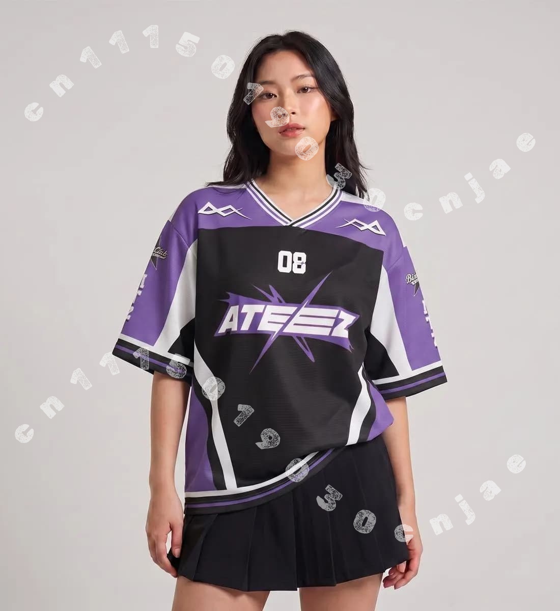 Jersey K-pop ATEEZ untuk Wanit - Summer Clothing Uk ulasan dan harga