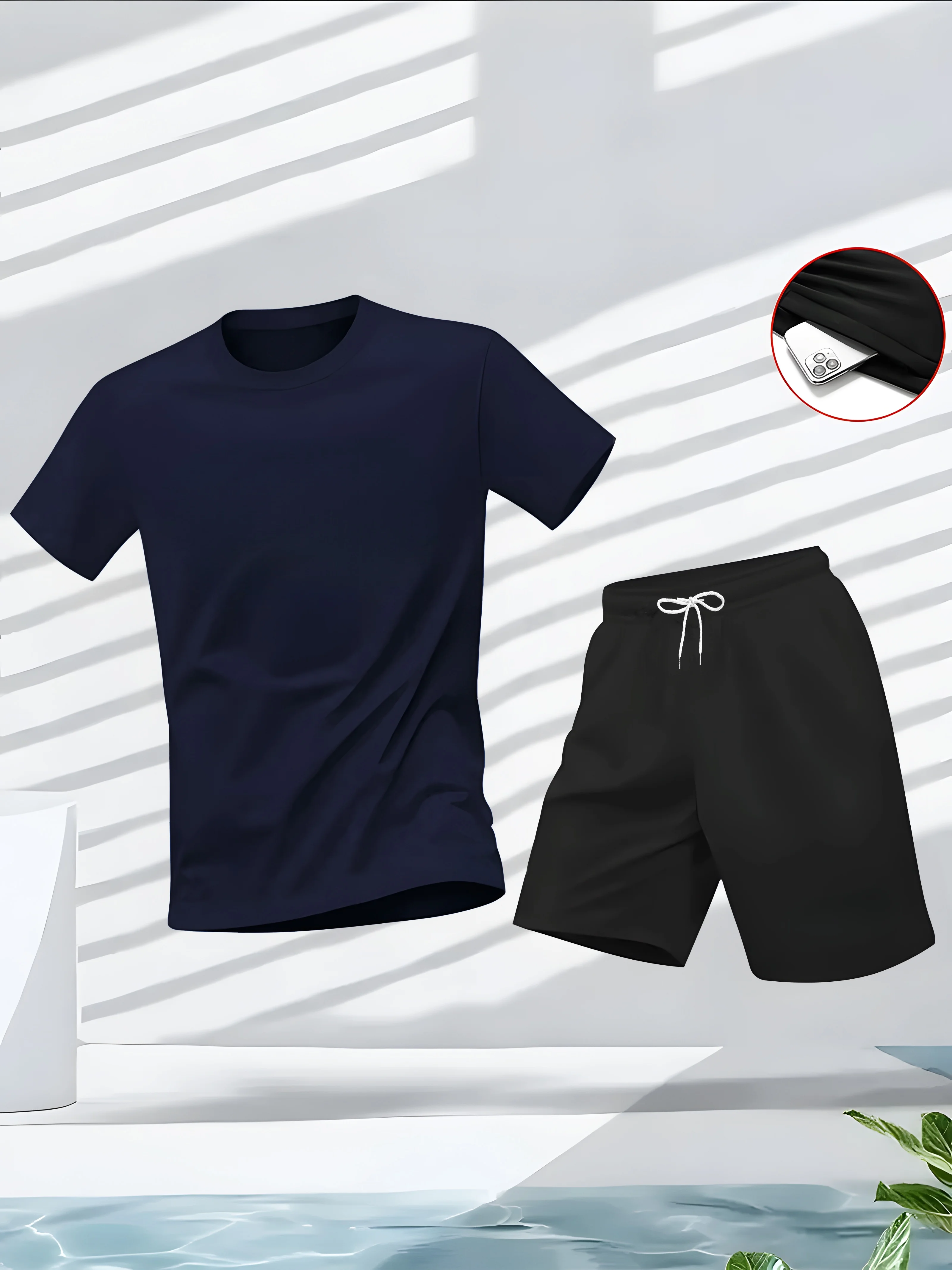 Setelan Pria 2 Potong Set Paka - Summer Clothing Men Fashion ulasan dan harga