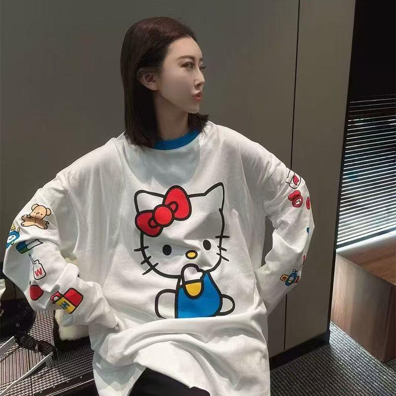 Kaus Gambar Kartun Lucu Gaya B - Summer Clothing Women ulasan dan harga