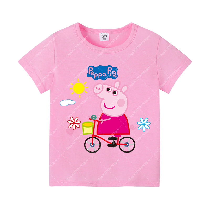 Kaus Katun Lucu Anak Perempuan - Summer Clothing Girls ulasan dan harga