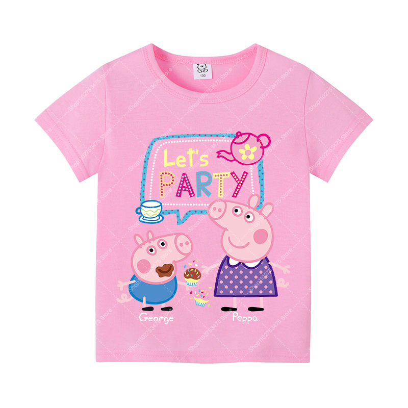 Kaus Katun Lucu Anak Perempuan - Summer Clothing Girls ulasan dan harga