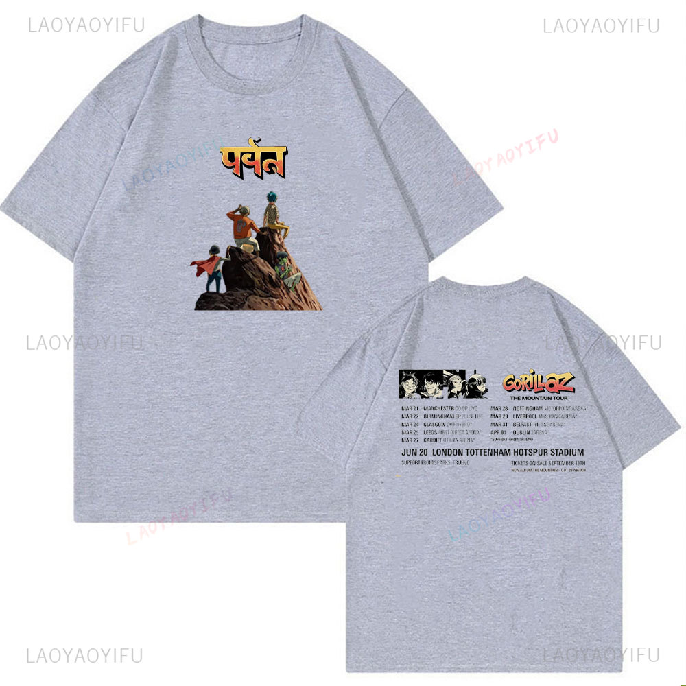 Kaos Katun Uniseks Gorillaz Th - Summer Clothing Uk ulasan dan harga