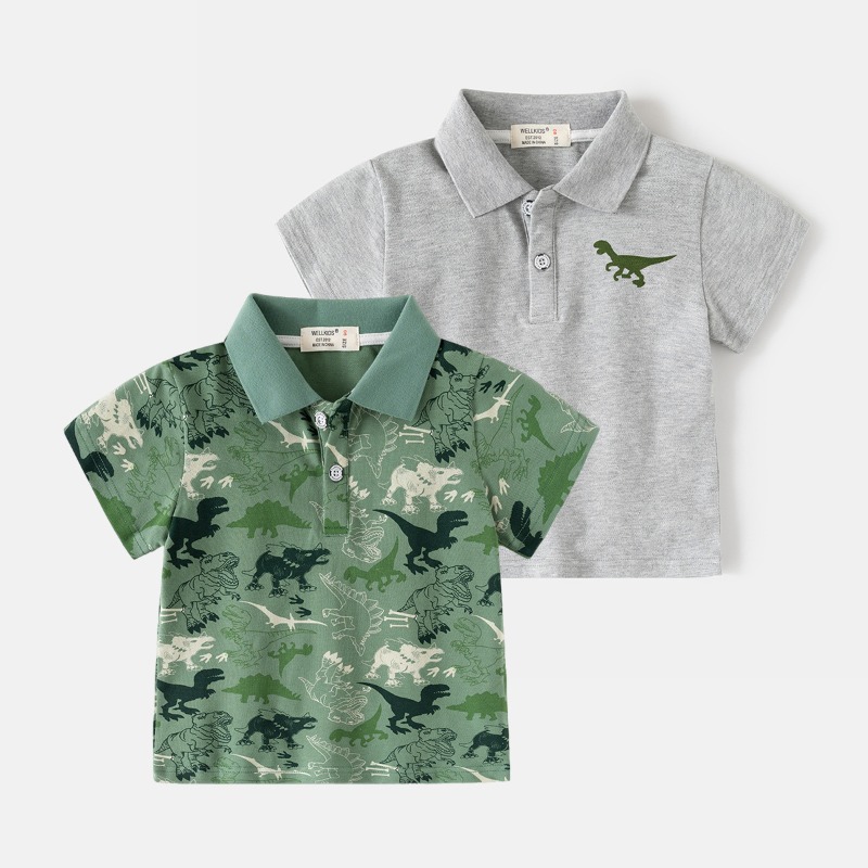 Kaos Polo Lengan Pendek Musim  - Summer Clothing Toddler ulasan dan harga