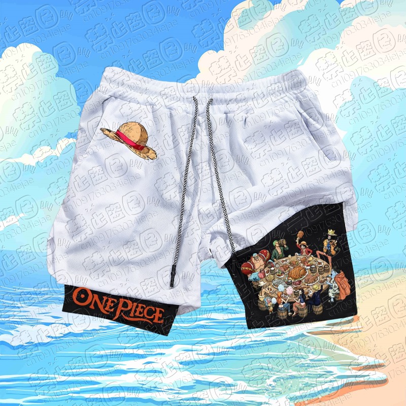 Celana Pendek Gambar Luffy One - Summer Clothing Layering ulasan dan harga