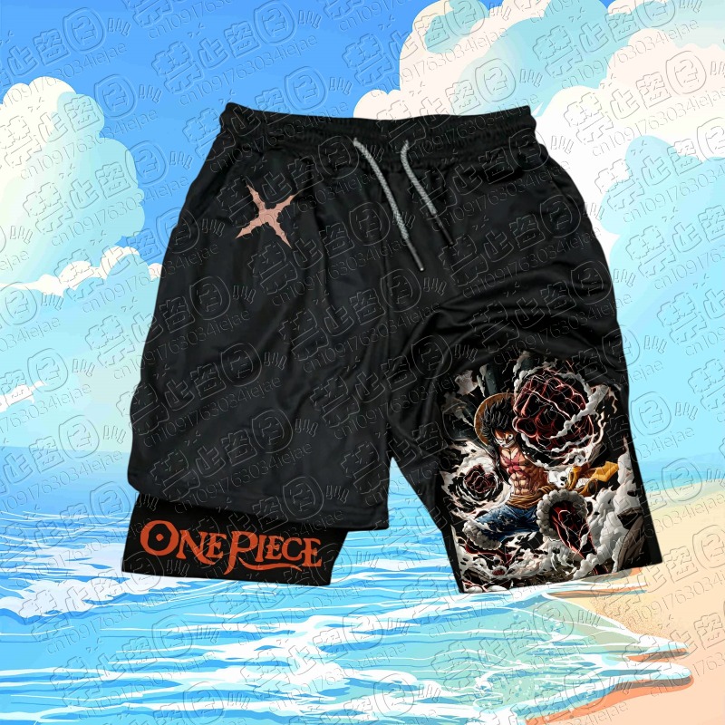 Celana Pendek Gambar Luffy One - Summer Clothing Layering ulasan dan harga