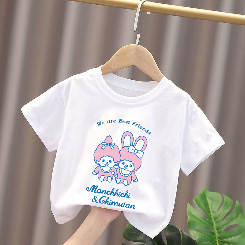 Kaus Anak-anak Monchhichi Kaus - Summer Clothing Girls ulasan dan harga