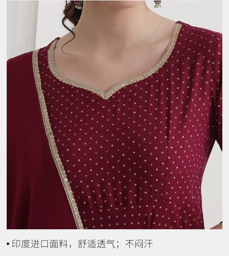 Setelan Kurta Etnis Wanita War - Summer Clothing Pakistan ulasan dan harga
