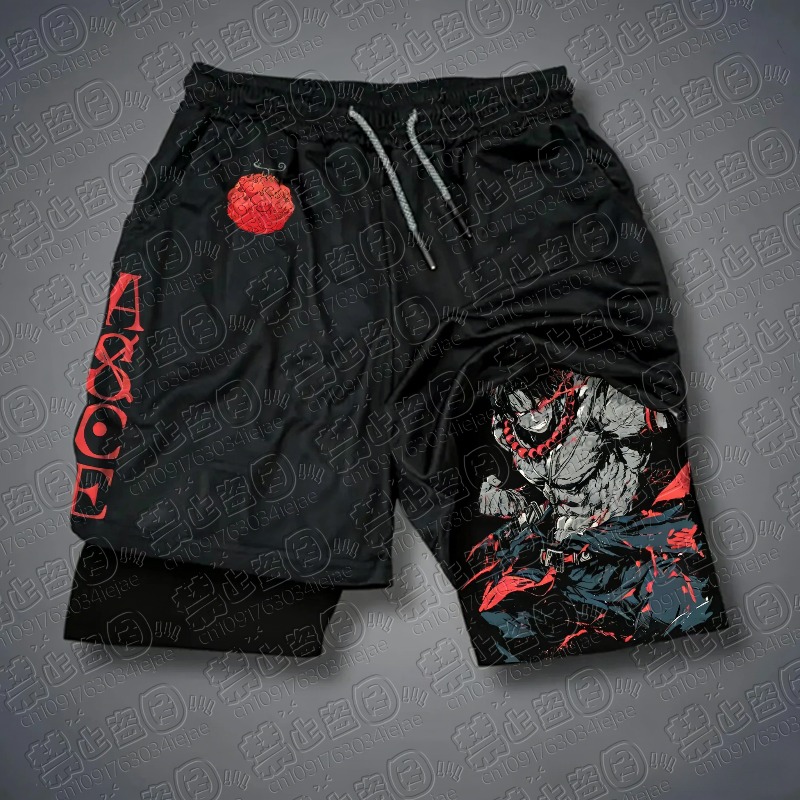 Celana Pendek Motif Luffy One  - Summer Clothing Layering ulasan dan harga