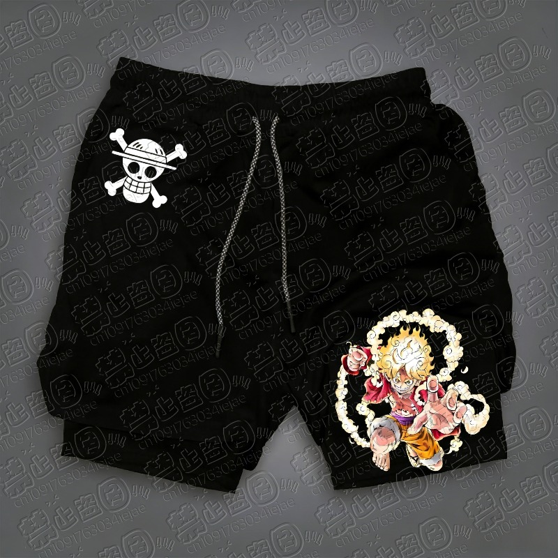 Celana Pendek Motif Luffy One  - Summer Clothing Layering ulasan dan harga