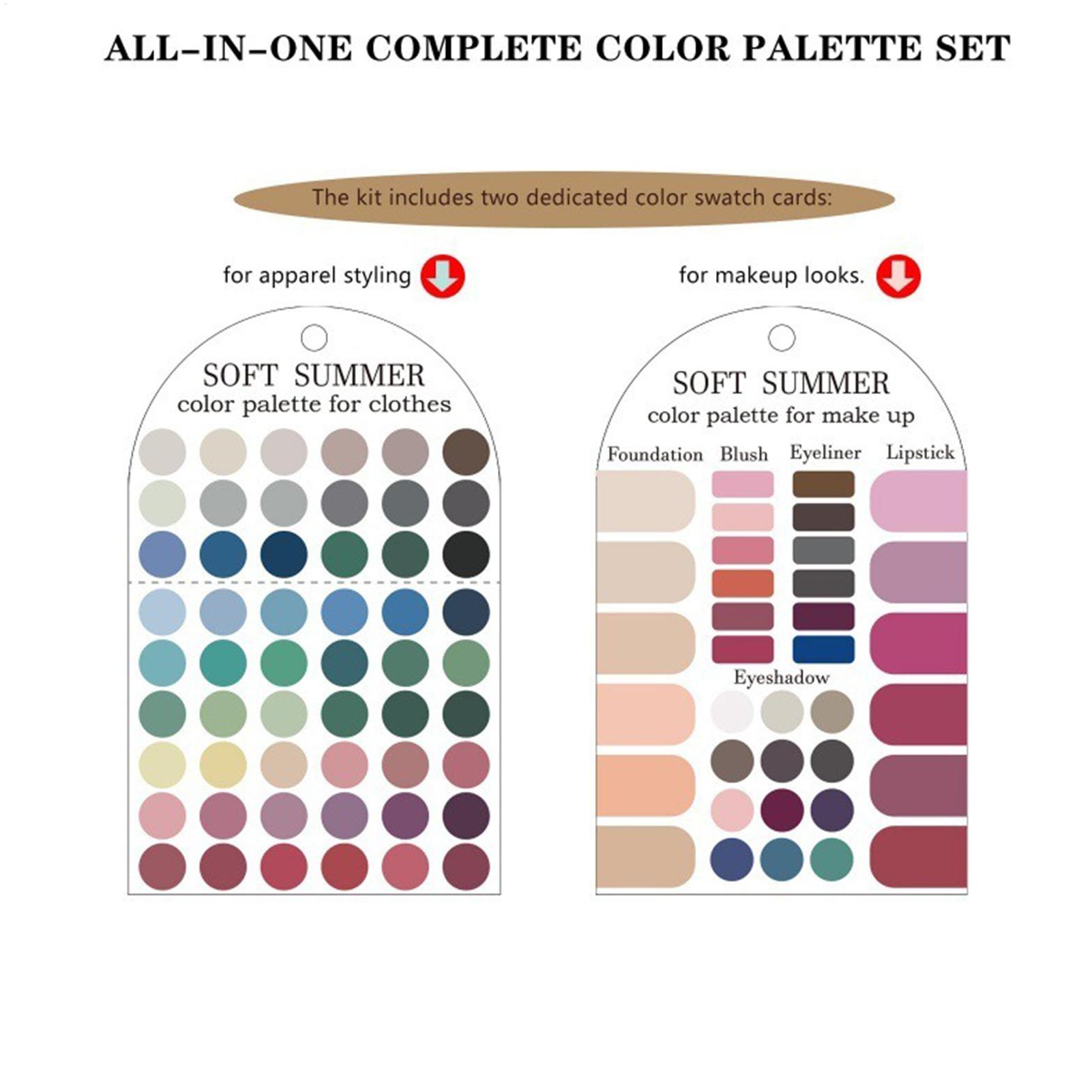 2Pcs Palet Warna Musiman Akril - Summer Clothing Palette ulasan dan harga