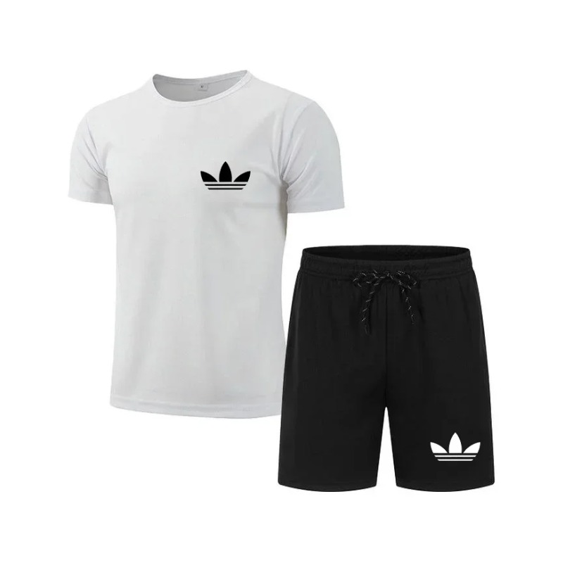 Set Merek Pria Baru Musim Pana - Summer Clothing Men Fashion ulasan dan harga