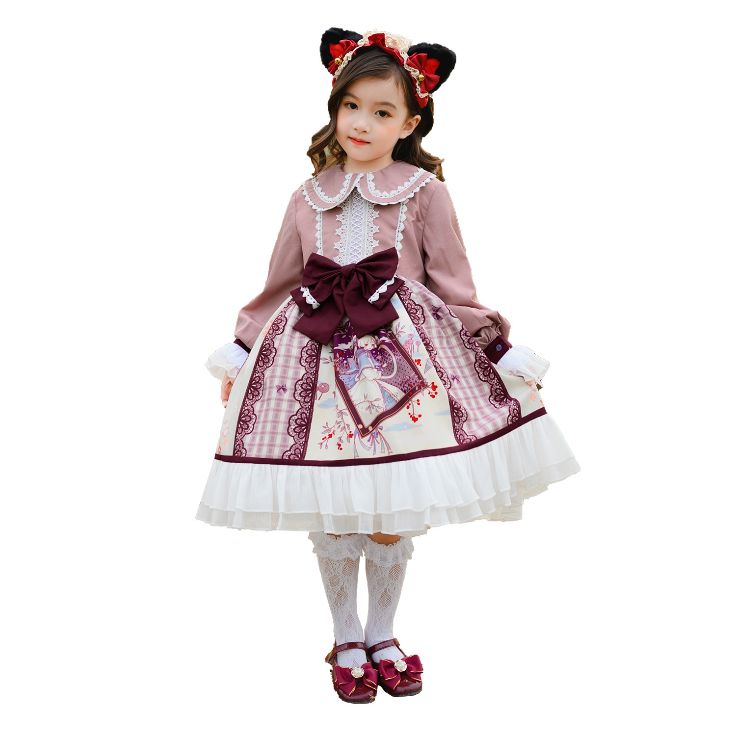 Pakaian Lolita Anak-anak Gaun  - Summer Clothing Girls ulasan dan harga