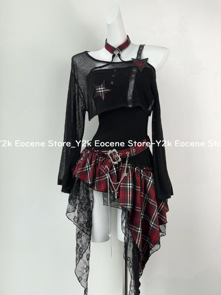 Set Tidak Beraturan Desain Ana - Summer Clothing Y2K ulasan dan harga