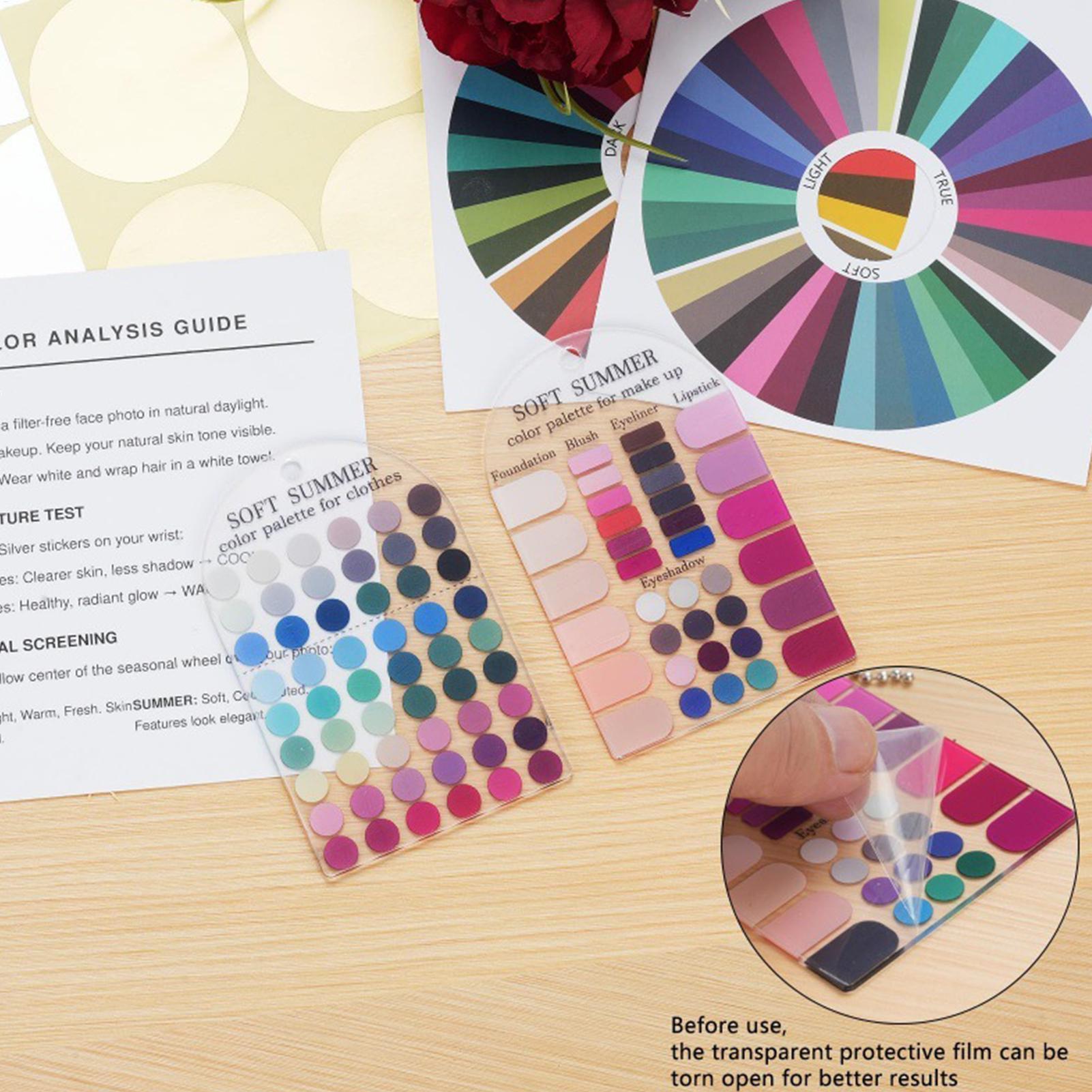 2 buah Kartu Palet Warna Musim - Summer Clothing Palette ulasan dan harga