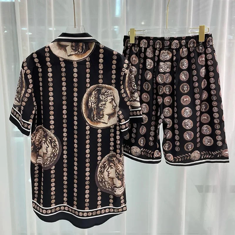 Setelan Kemeja Pria Royal Luxu - Summer Clothing Sets ulasan dan harga