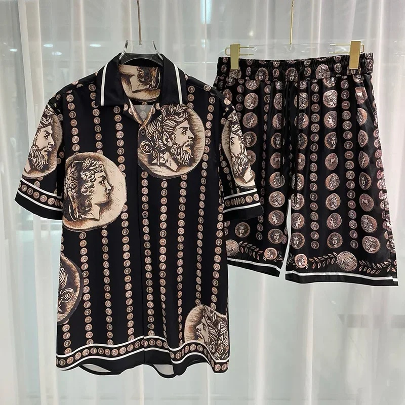 Setelan Kemeja Pria Royal Luxu - Summer Clothing Sets ulasan dan harga